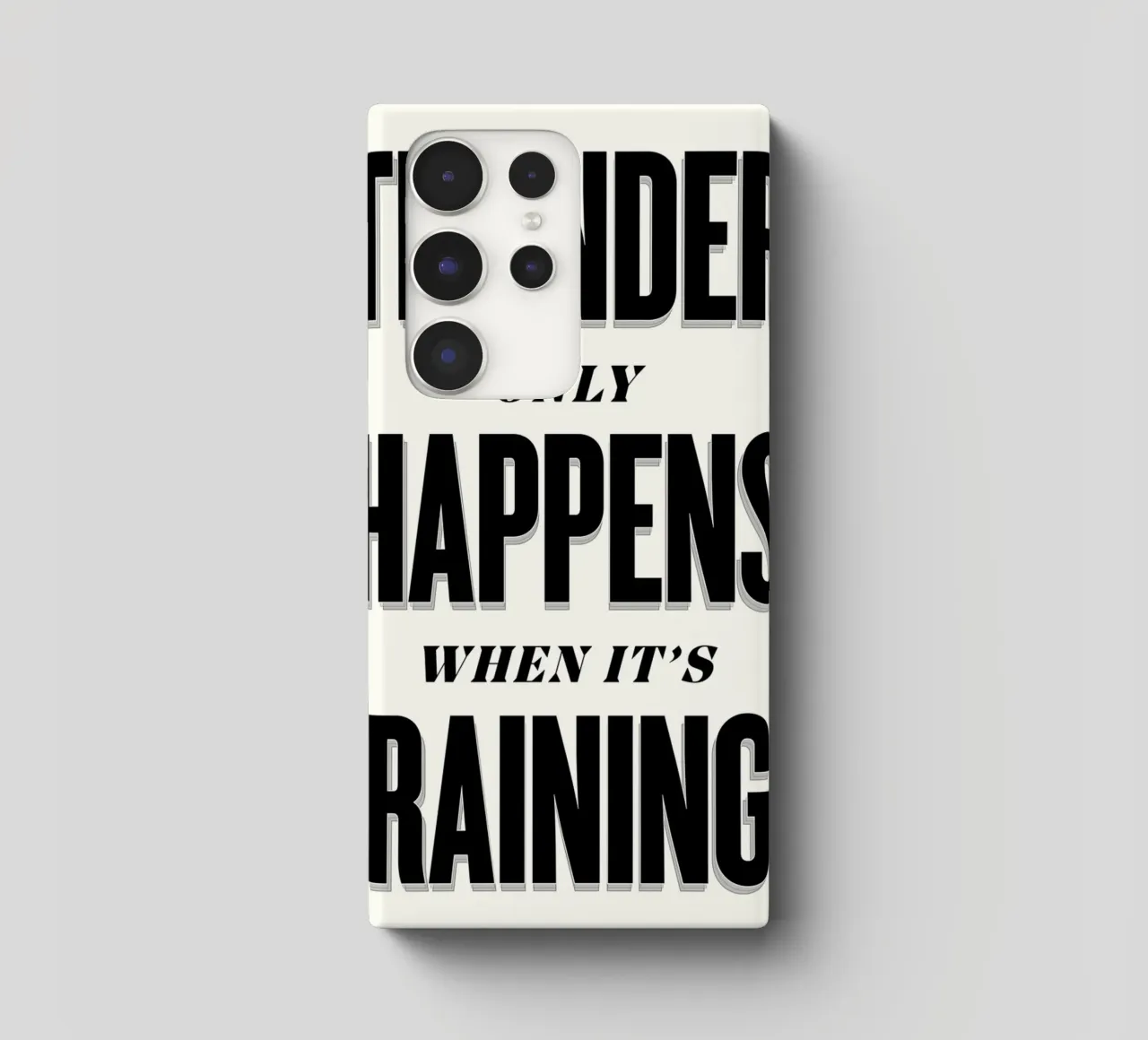 Thunder Only Happens When It's Raining cover samsung da Lolly & Roobs