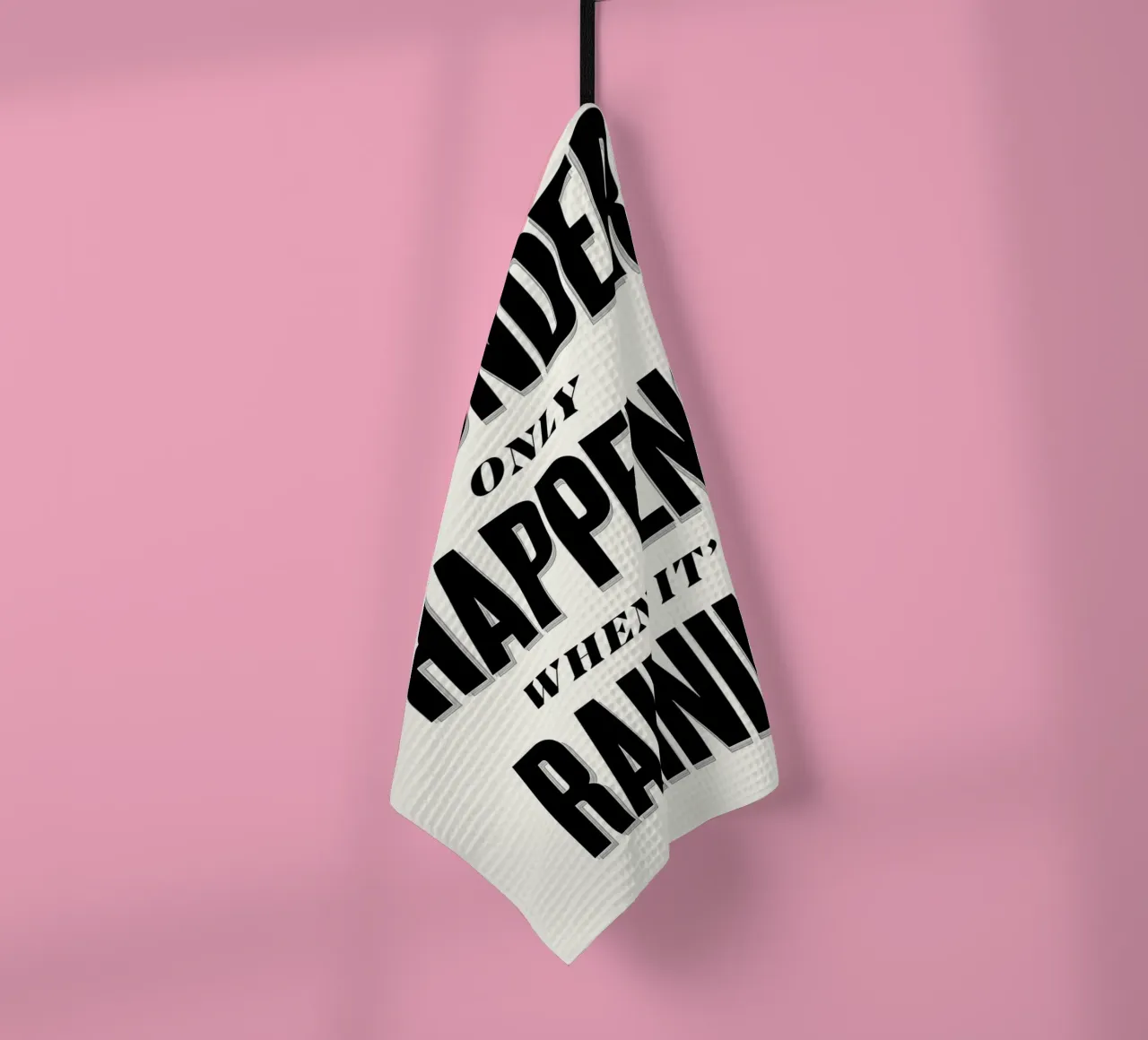 Thunder Only Happens When It's Raining canovaccio da cucina da Lolly & Roobs