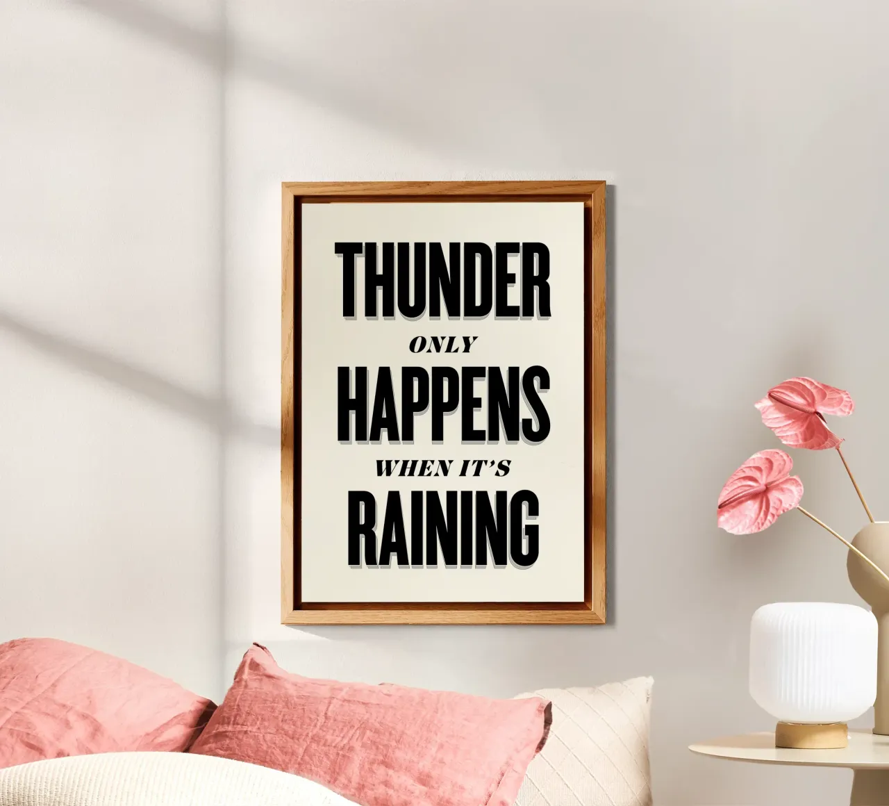 Thunder Only Happens When It's Raining pannello forex da Lolly & Roobs