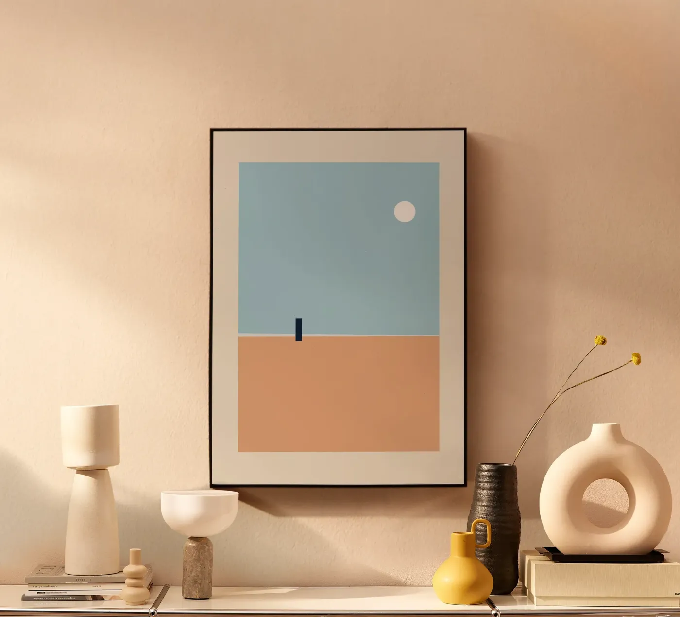 Einsamer Strand Acryl-Glas von OkleoStudio