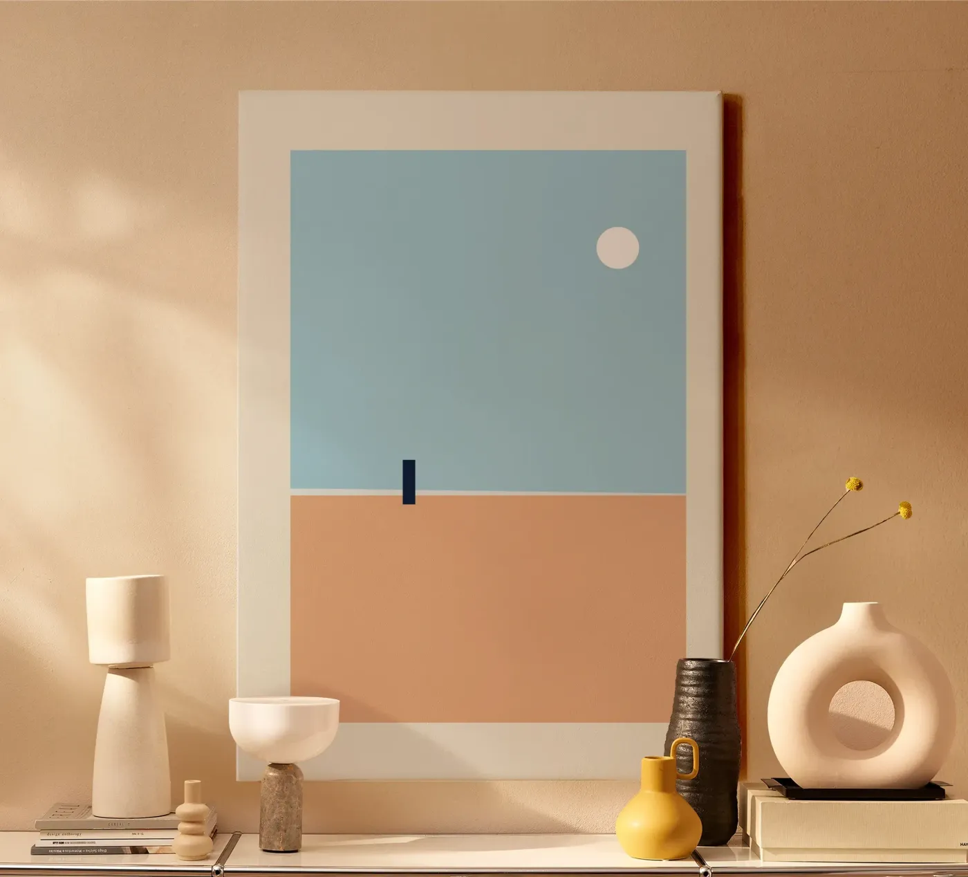 Solitaire Beach canvas by OkleoStudio