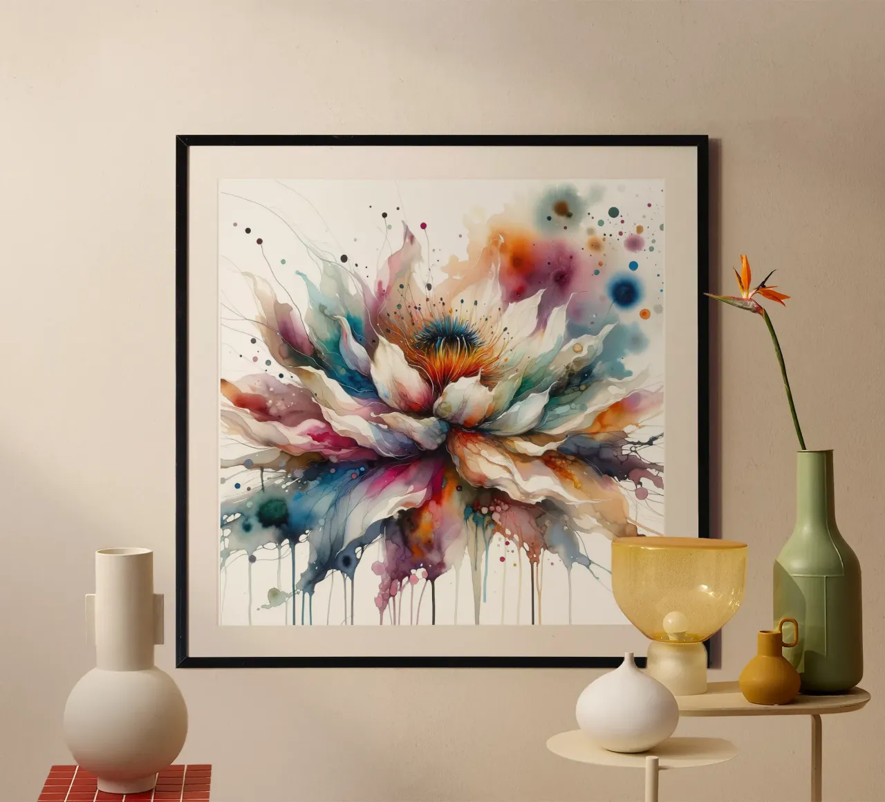 Maestà del fiore divino poster da Chromatic Fusion Studio
