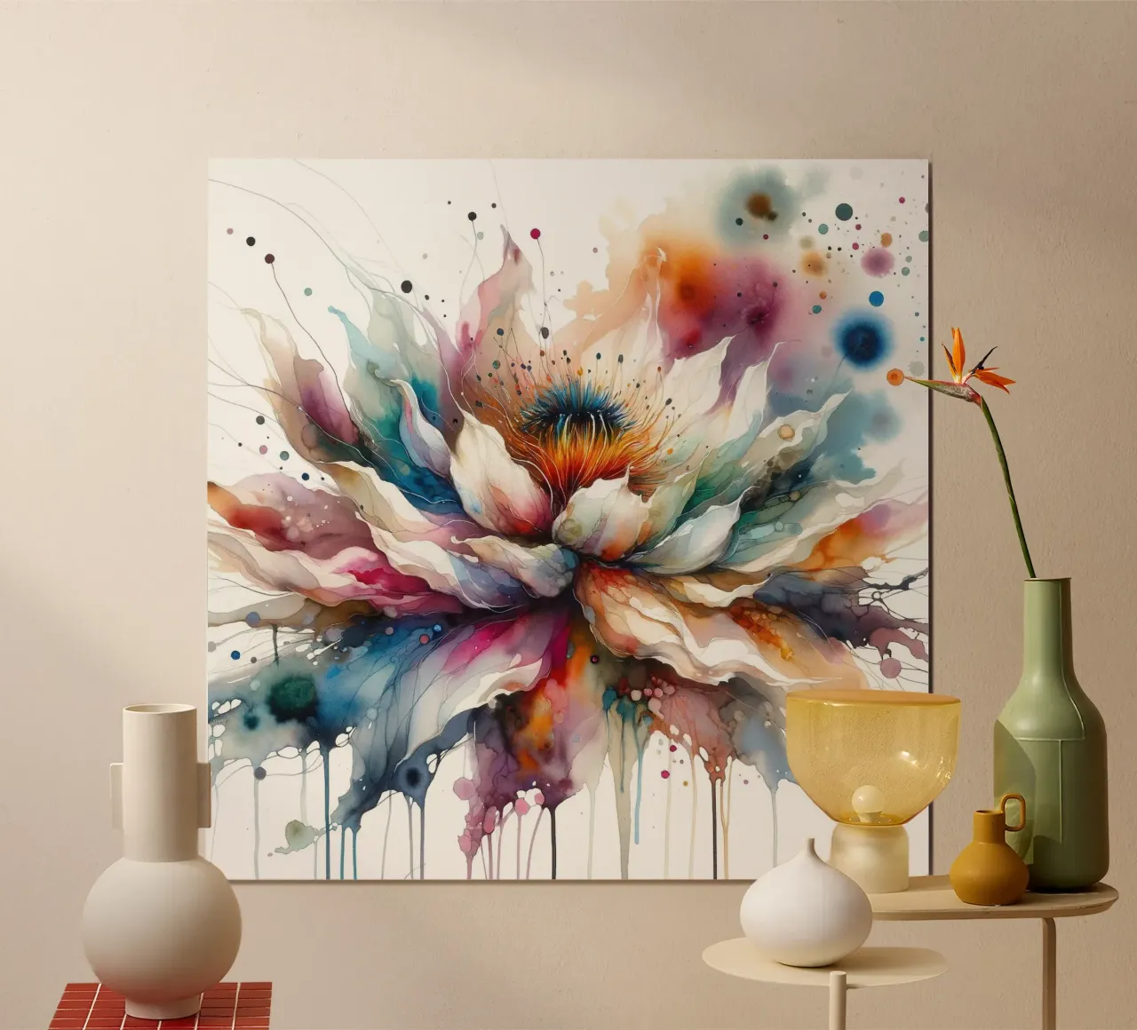 Maestà del fiore divino poster da Chromatic Fusion Studio