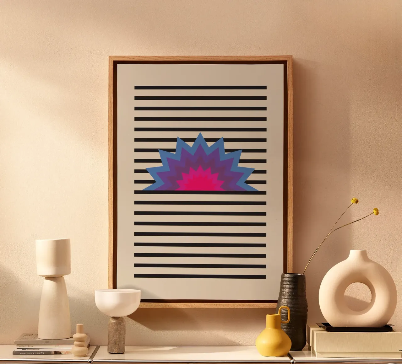 BOEM! canvas met Baklijst van OkleoStudio