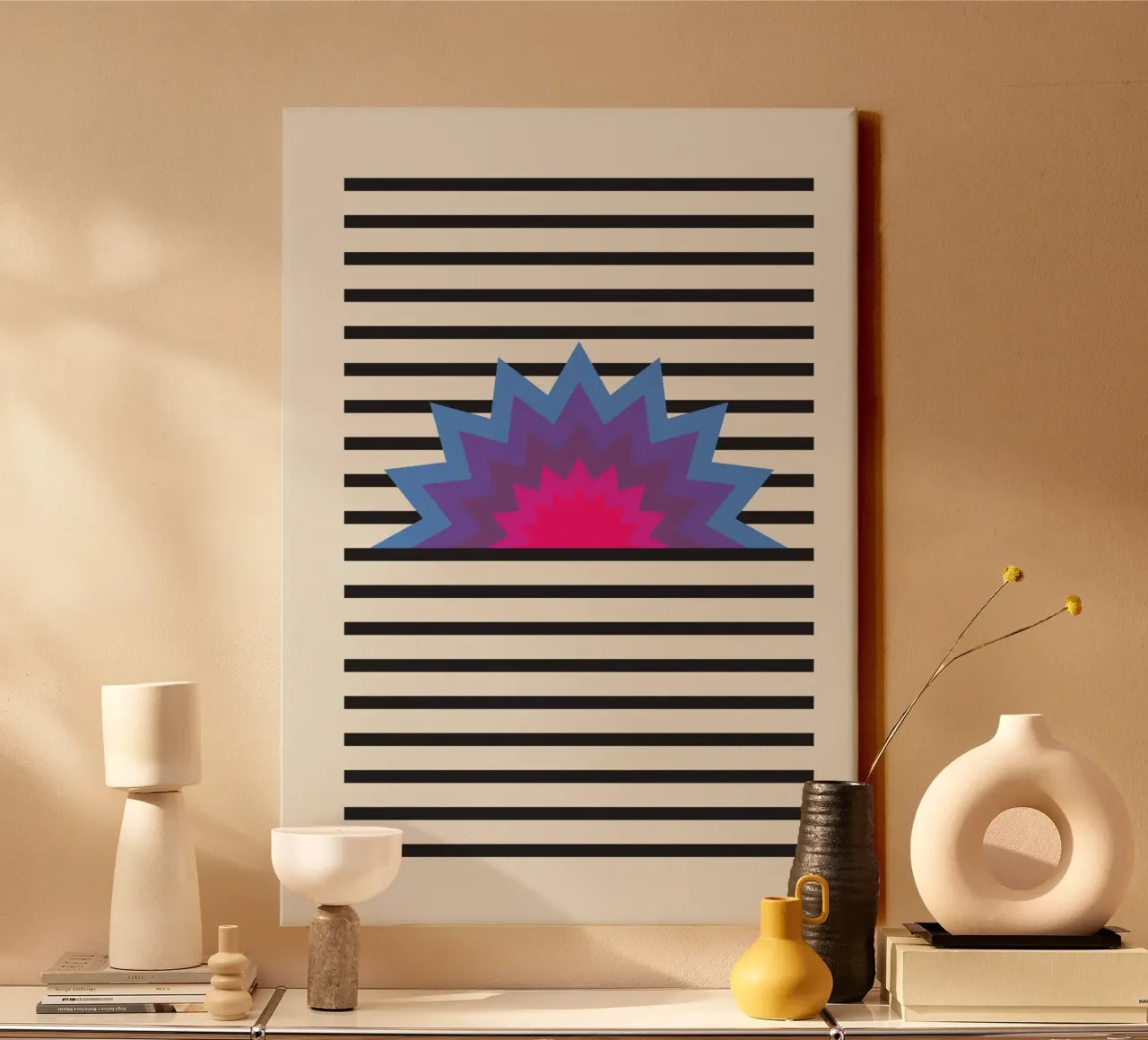 BOEM! canvas met Baklijst van OkleoStudio