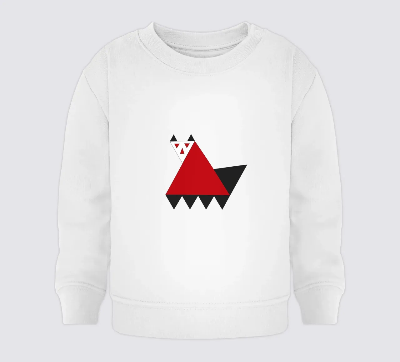 Gatto grafico felpa neonato da fotokunst