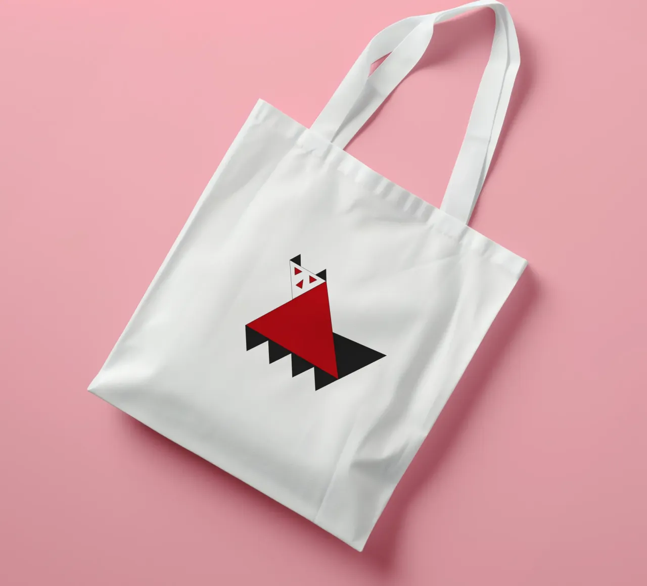 Gatto grafico borsa in juta da Simon Koy