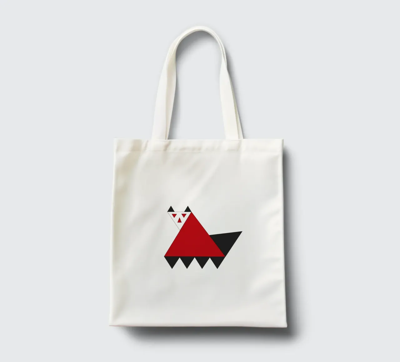 Gatto grafico borsa in juta da Simon Koy