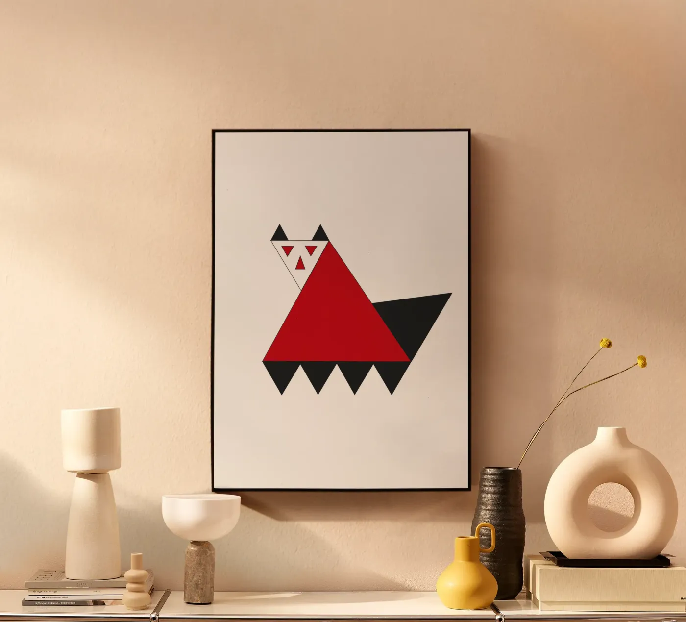 Gatto grafico plexiglass da fotokunst