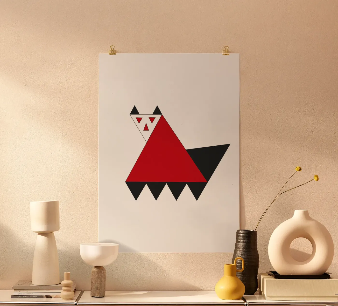 Gatto grafico poster da fotokunst