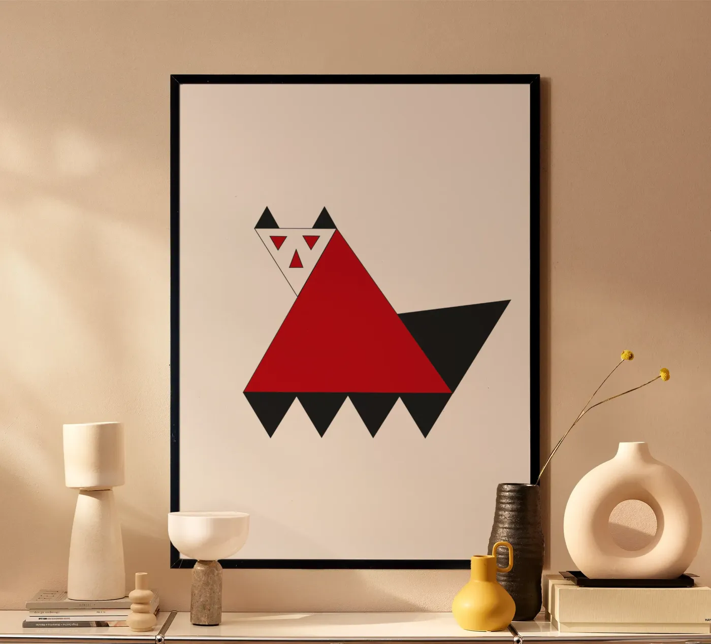 Graphique chat poster de fotokunst