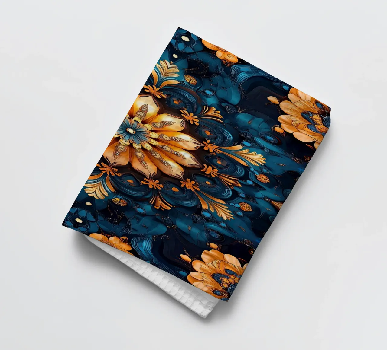 Jugenstil tea towel by Artful Bloom