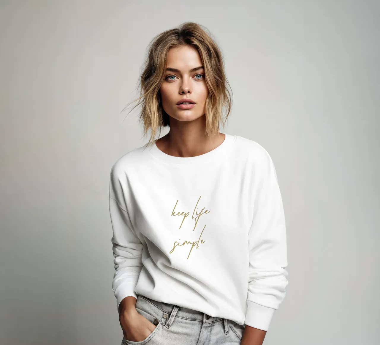 keep life simple felpa da apoloprints