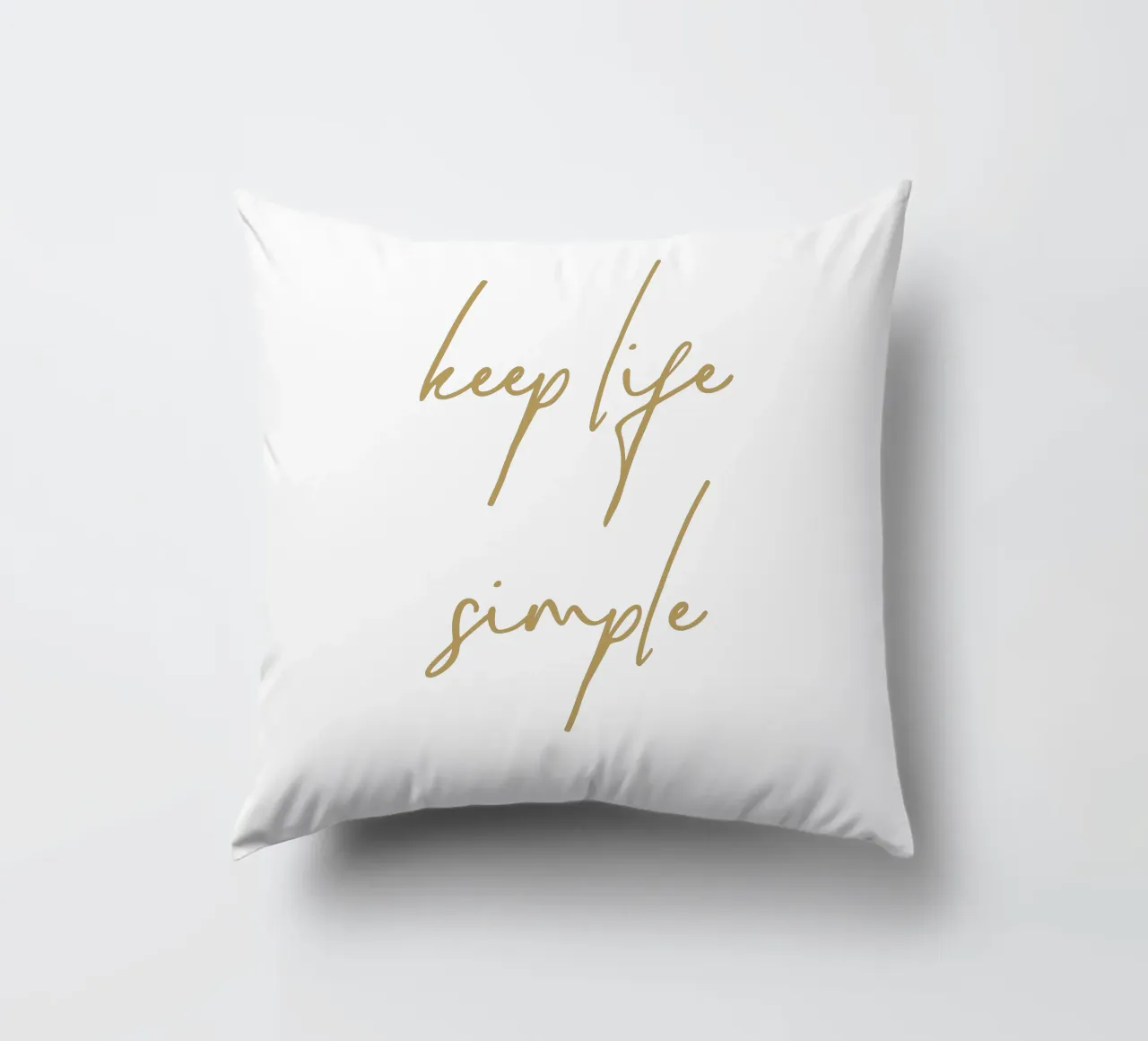keep life simple cuscino da apoloprints