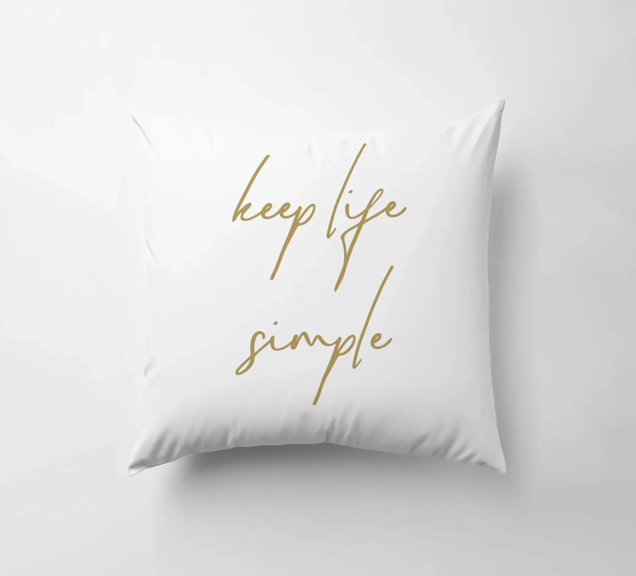 keep life simple cuscino da apoloprints