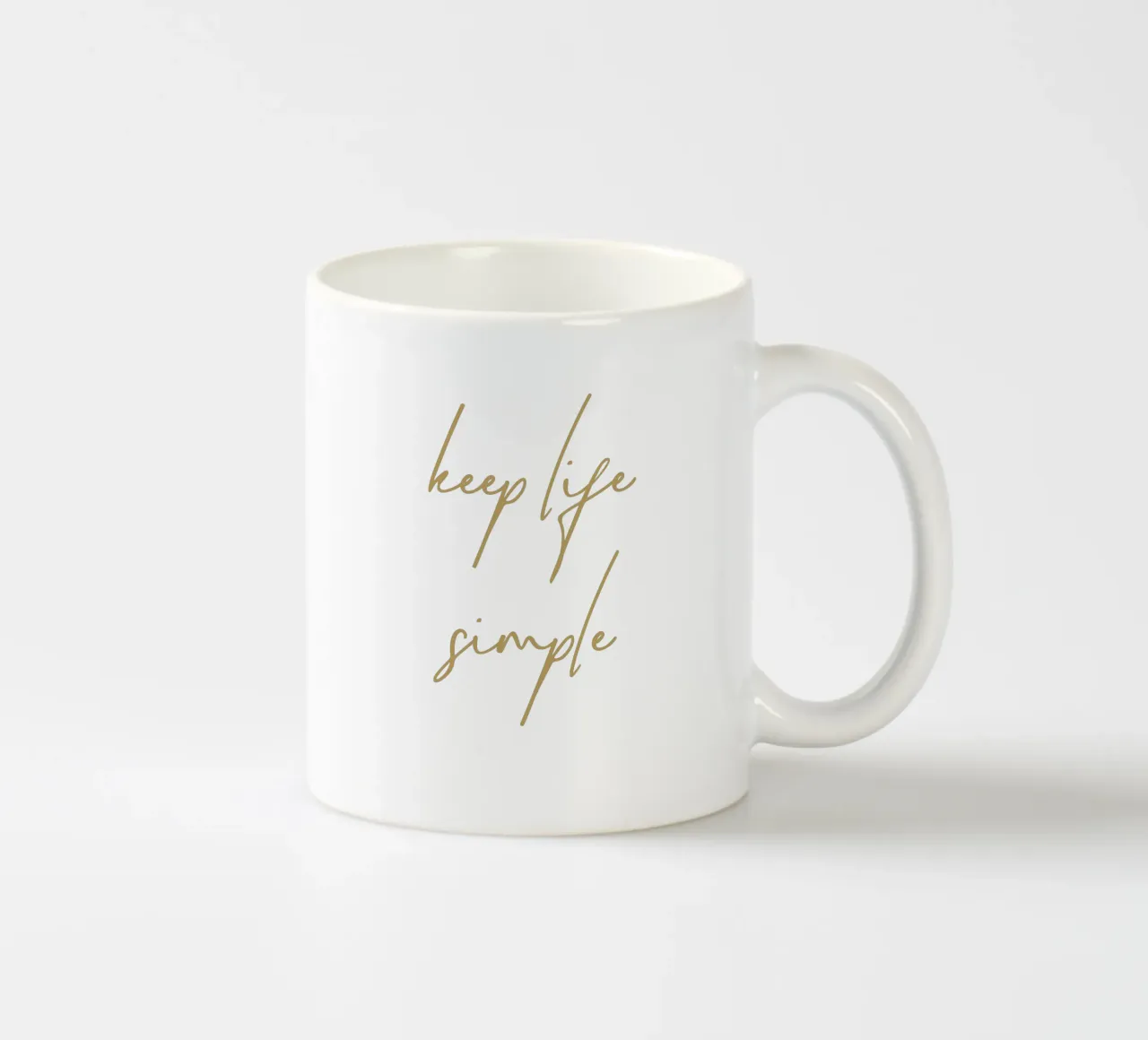 keep life simple tazza in ceramica da apoloprints