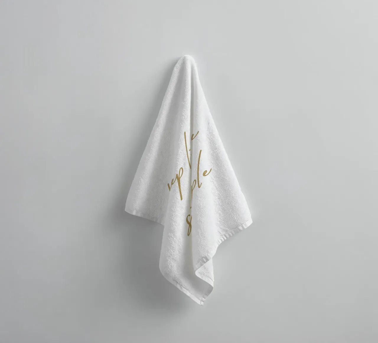 keep life simple asciugamano da bagno da apoloprints