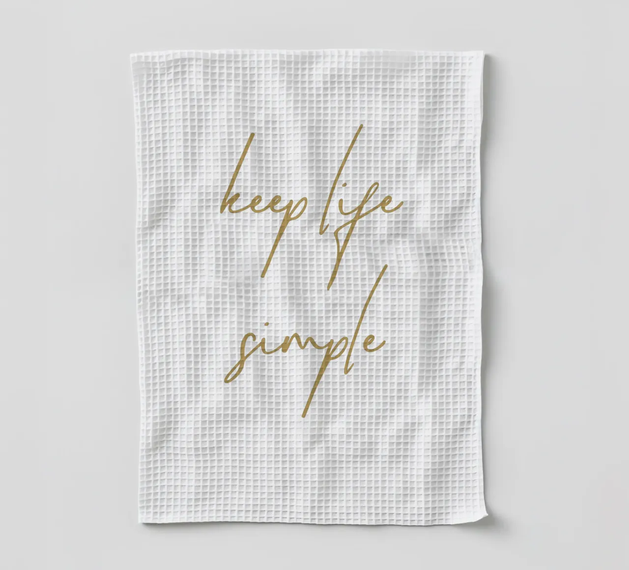 keep life simple canovaccio da cucina da apoloprints