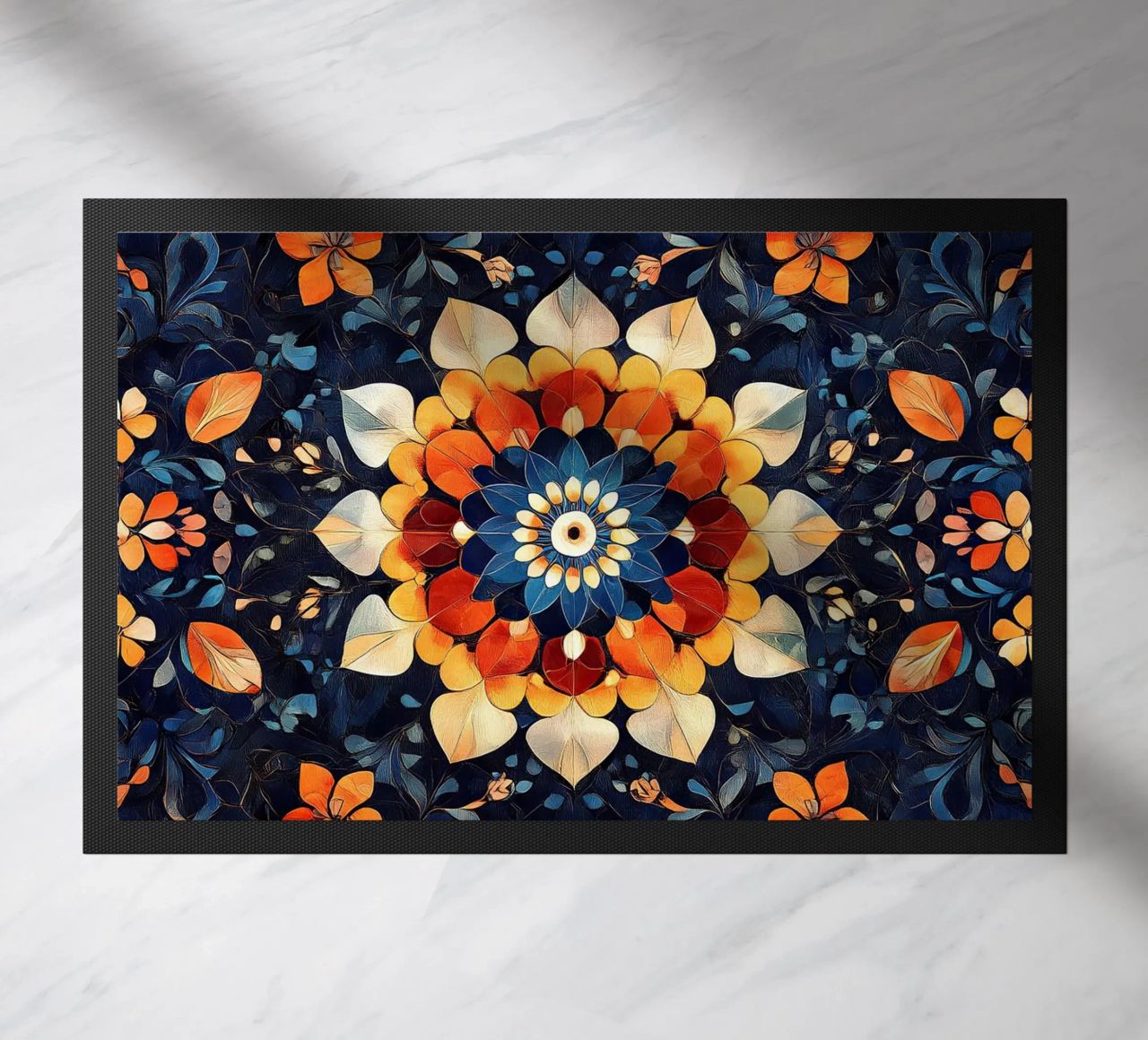 Jugenstil felpudo de Artful Bloom