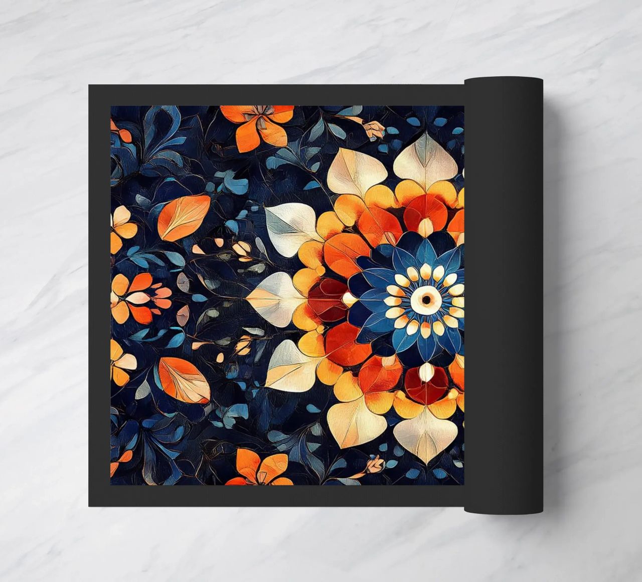 Jugenstil felpudo de Artful Bloom