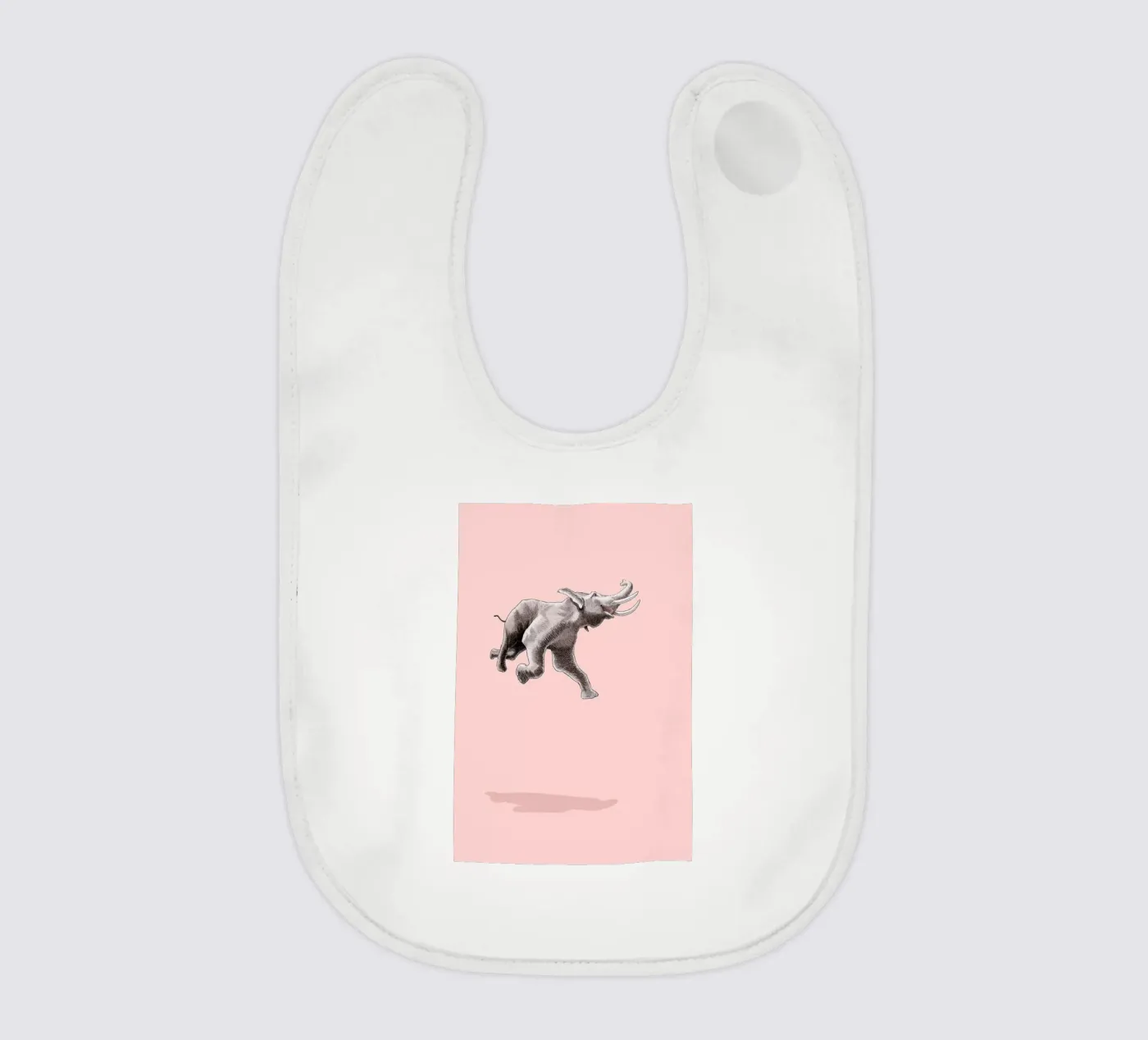 Float Like a Bird baby bib by Jason Ratliff