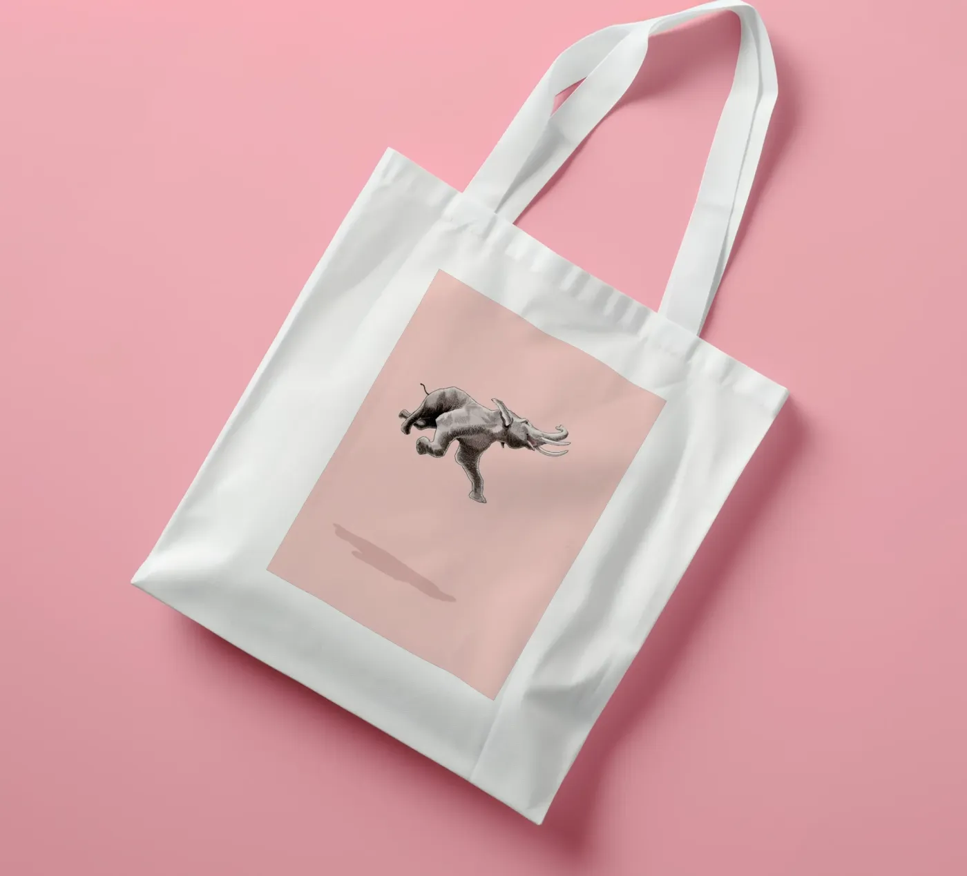 Float Like a Bird borsa in juta da Jason Ratliff