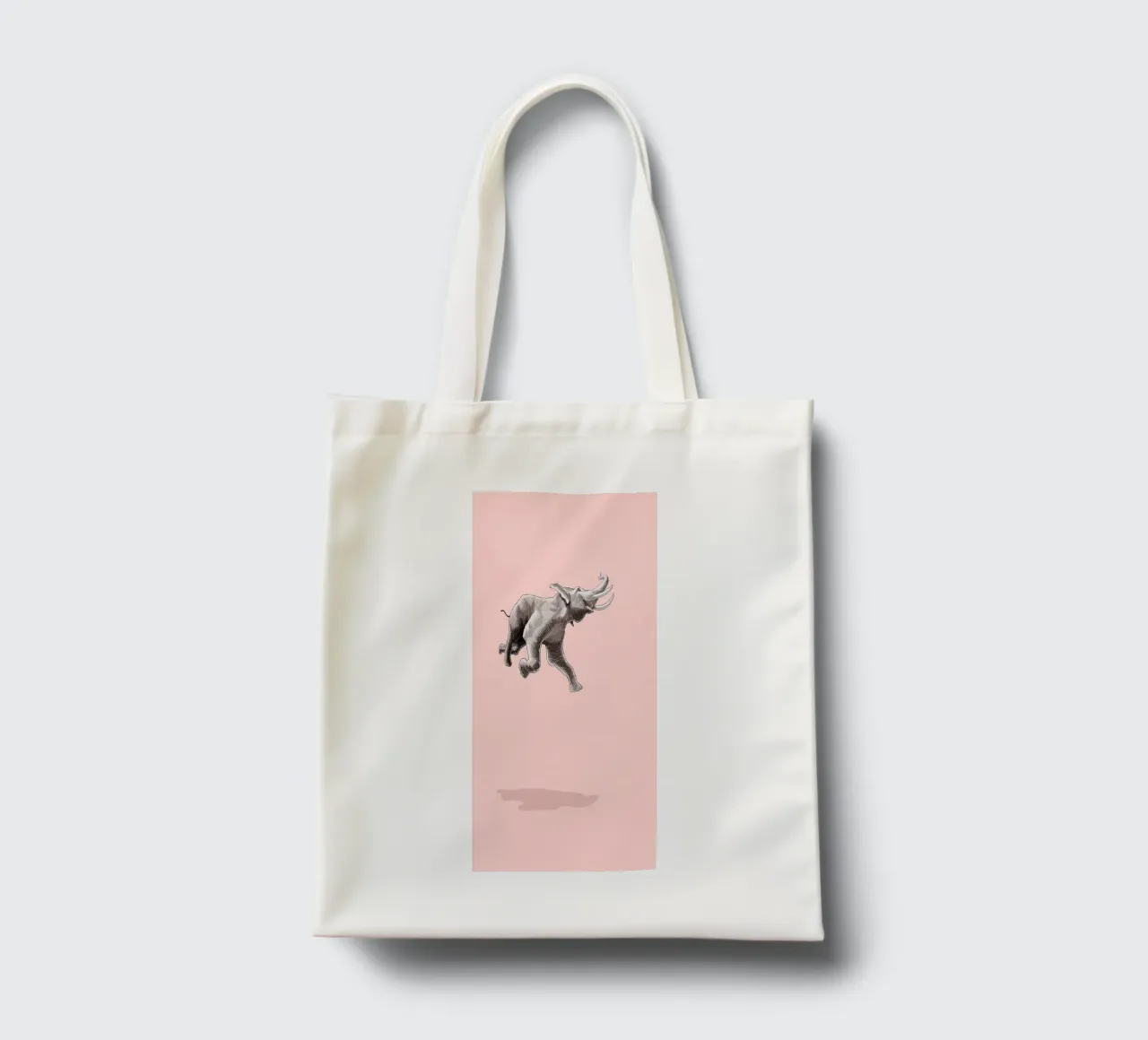 Float Like a Bird borsa in juta da Jason Ratliff