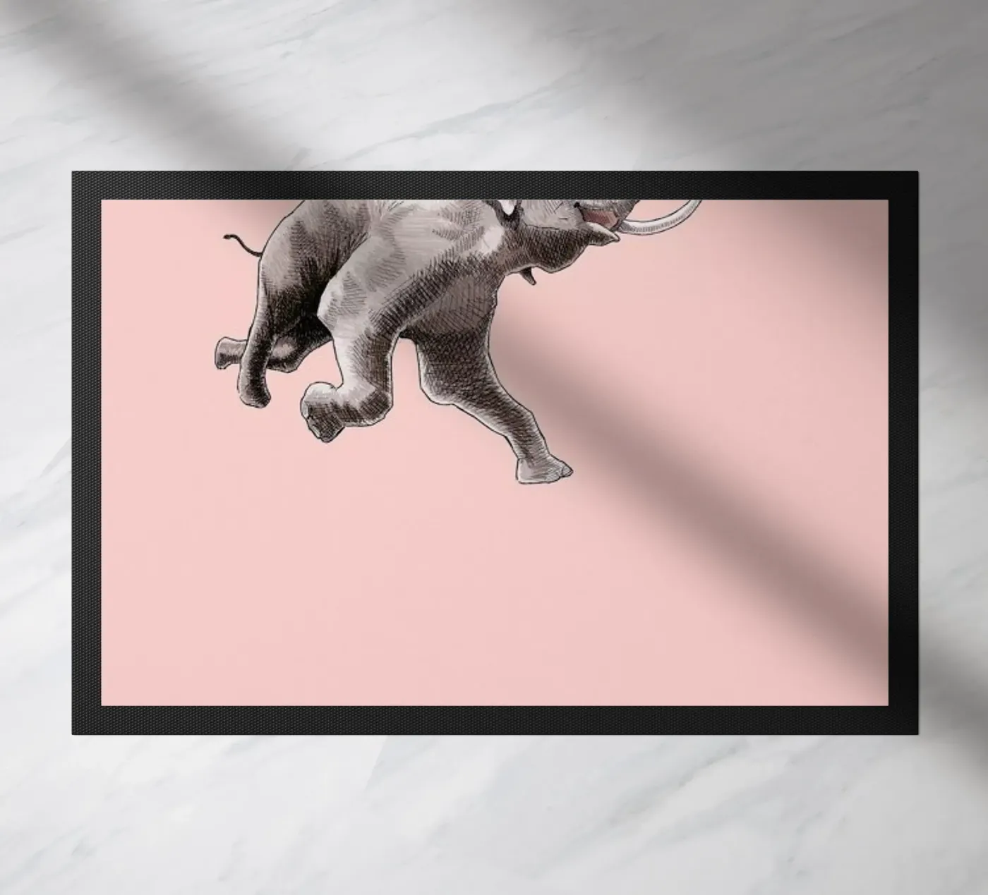 Float Like a Bird doormat by Jason Ratliff