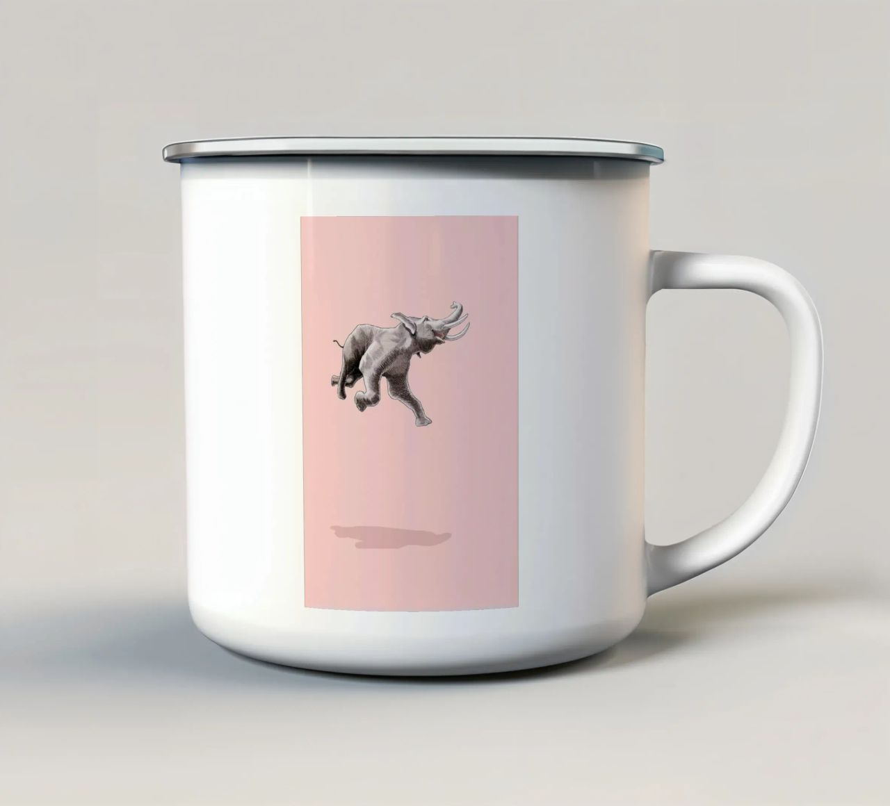 Float Like a Bird tazza in smalto da Jason Ratliff