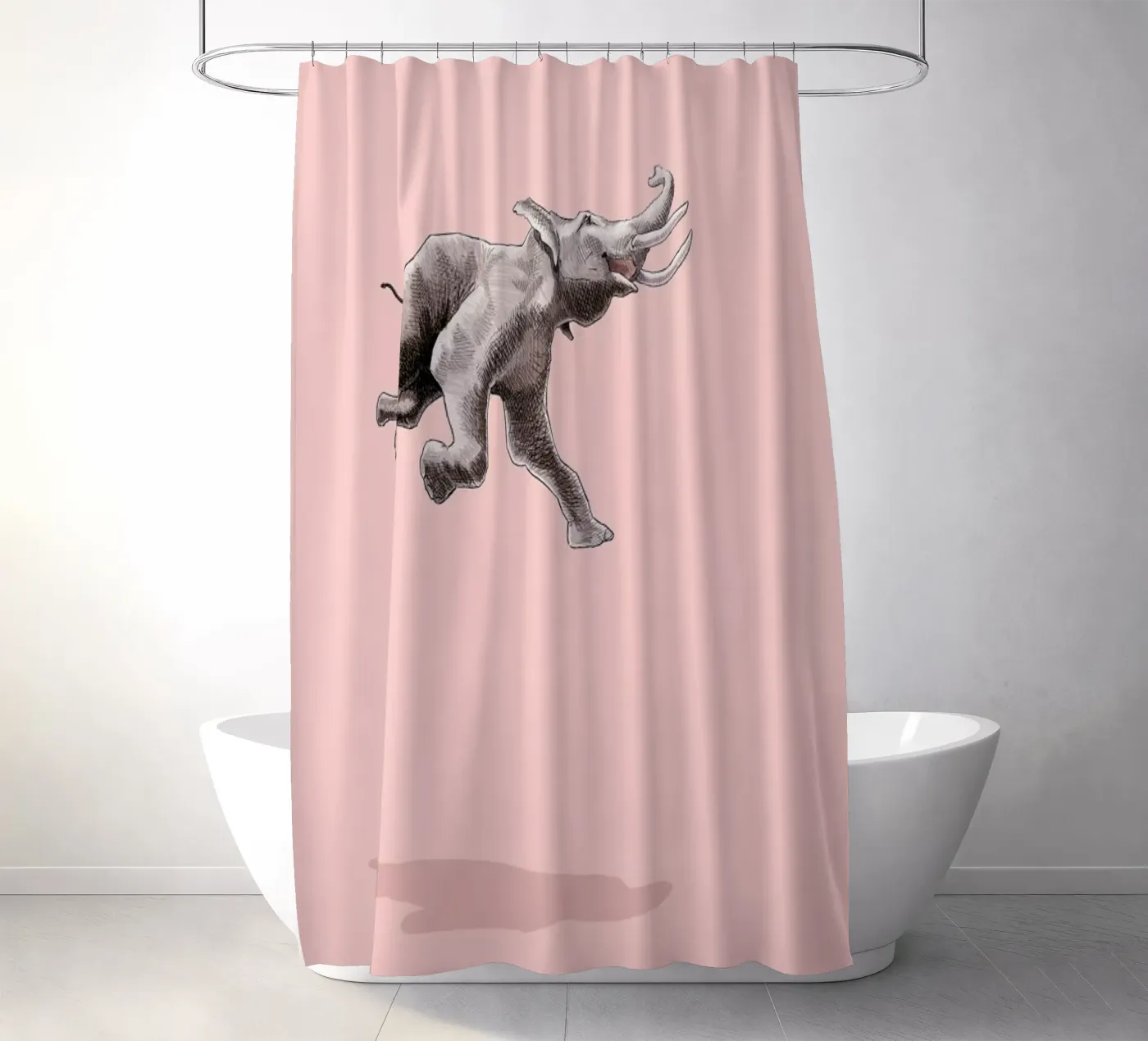 Float Like a Bird Duschvorhang von Jason Ratliff