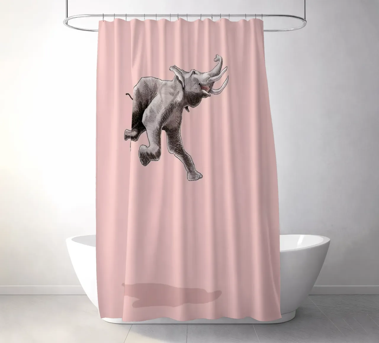 Float Like a Bird cortina de baño de Jason Ratliff