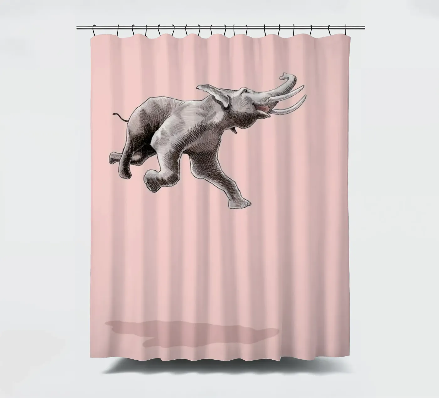 Float Like a Bird Duschvorhang von Jason Ratliff