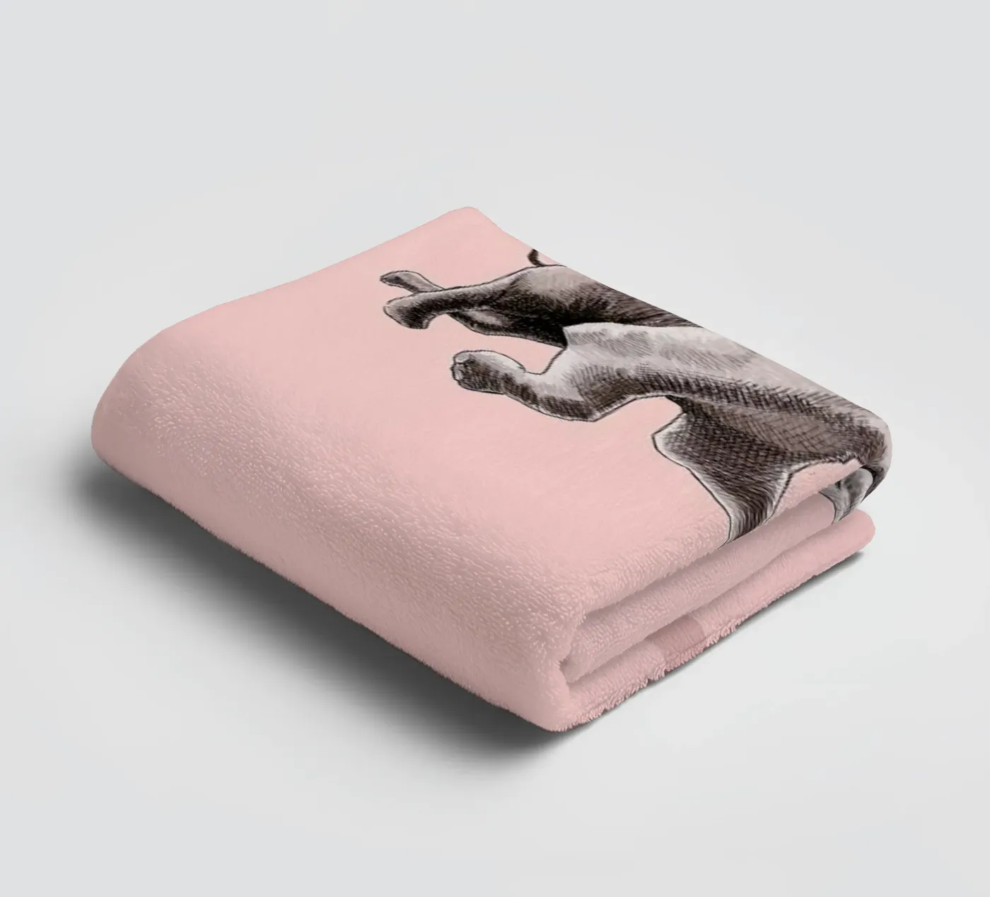 Float Like a Bird towel by Jason Ratliff