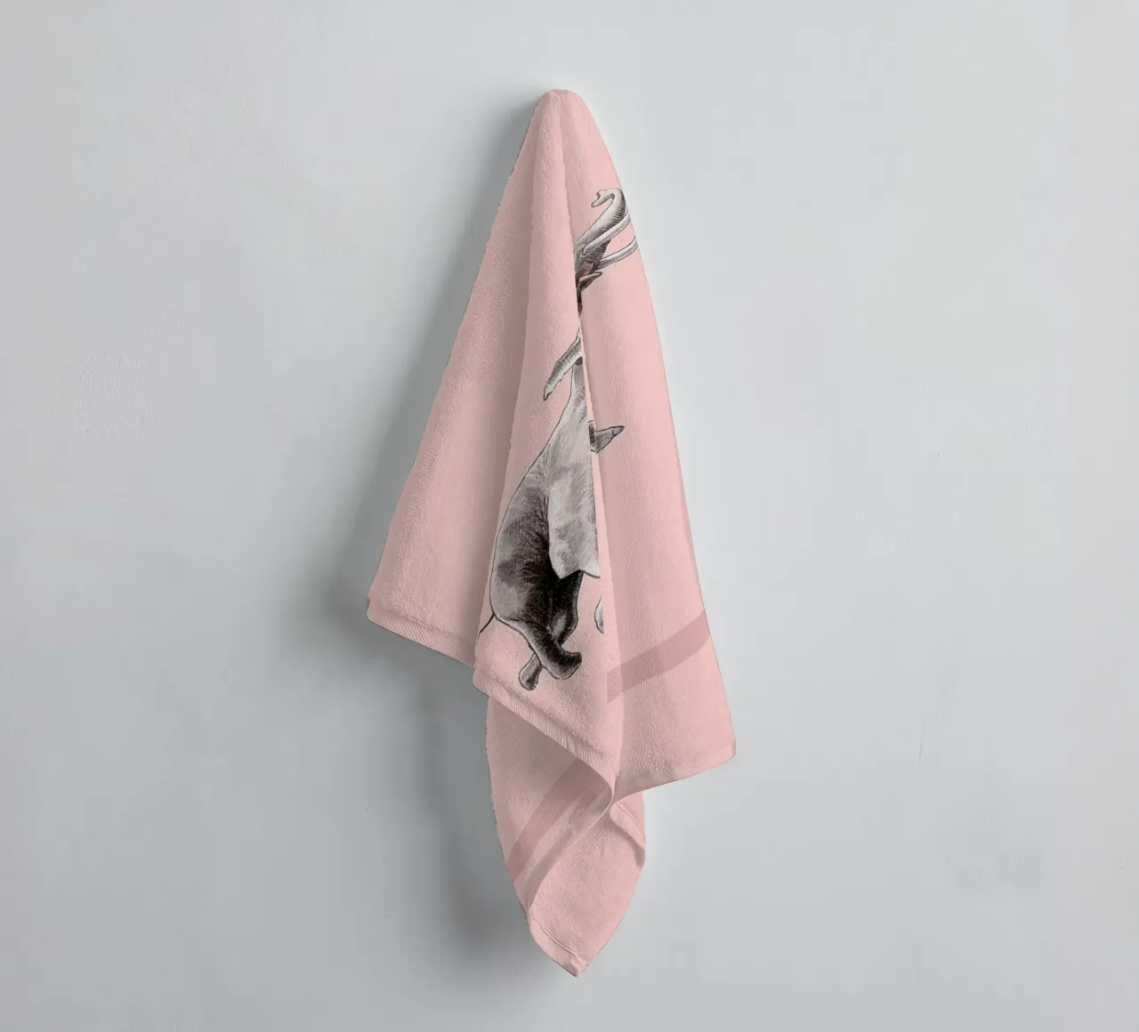 Float Like a Bird towel by Jason Ratliff