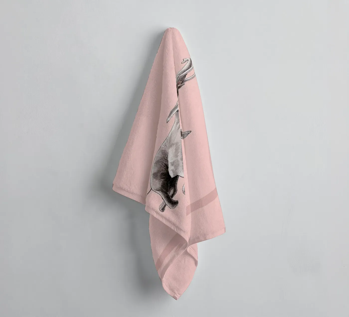 Float Like a Bird towel by Jason Ratliff