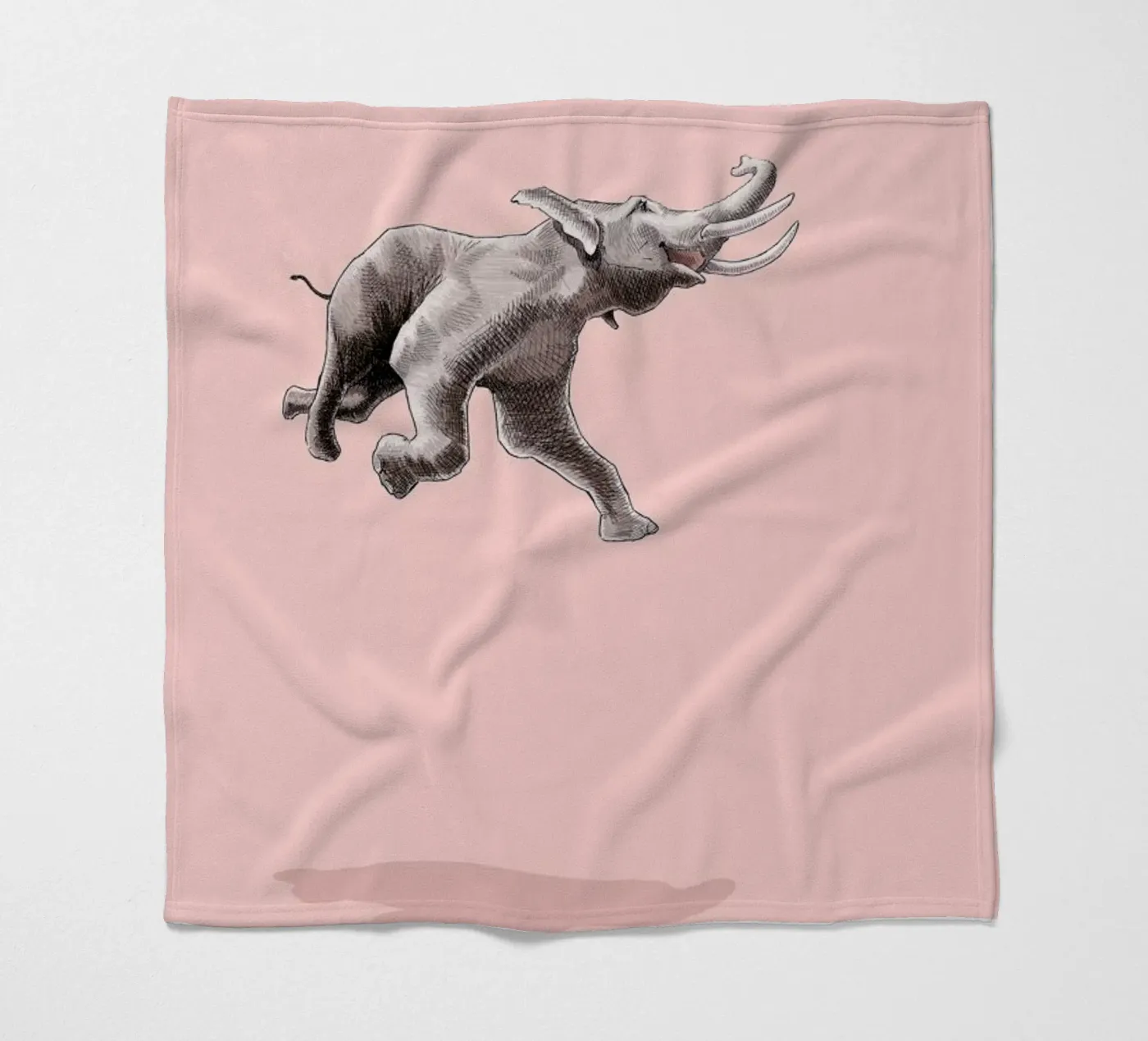 Float Like a Bird fleece blanket by Jason Ratliff