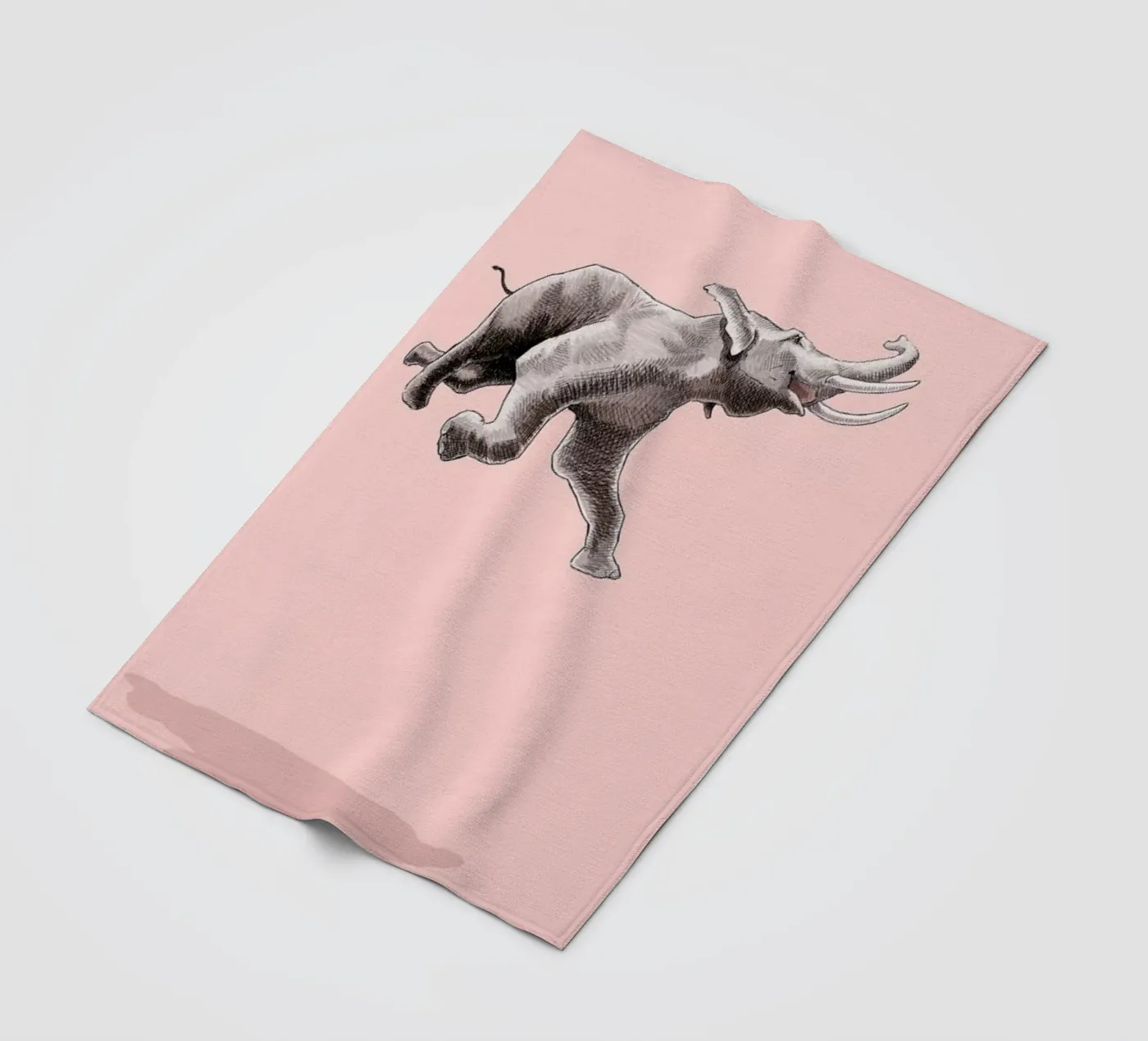Float Like a Bird fleece blanket by Jason Ratliff