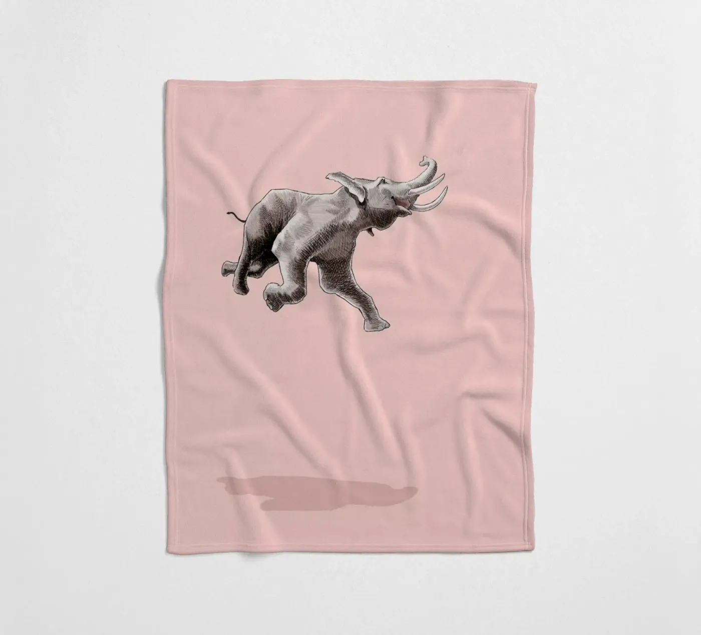 Float Like a Bird fleece blanket by Jason Ratliff