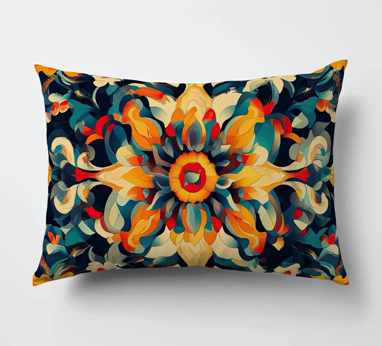 Art nouveau - Un omaggio alle forme fluide cuscino da Artful Bloom