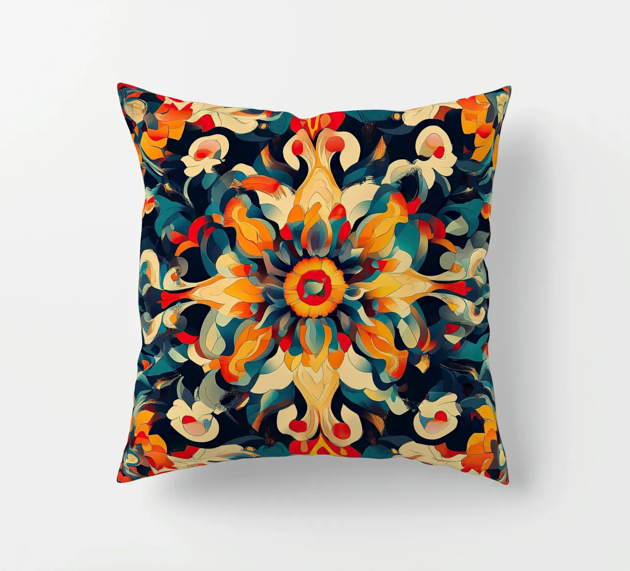 Art nouveau - Un omaggio alle forme fluide cuscino da Artful Bloom