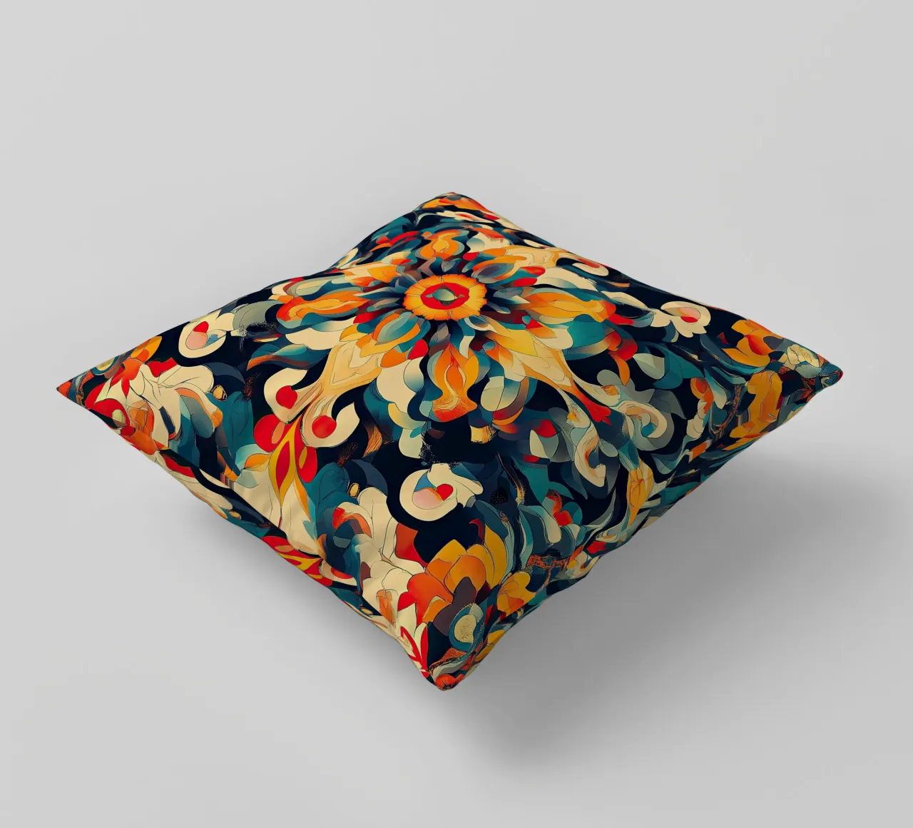 Art nouveau - Un omaggio alle forme fluide cuscino da Artful Bloom