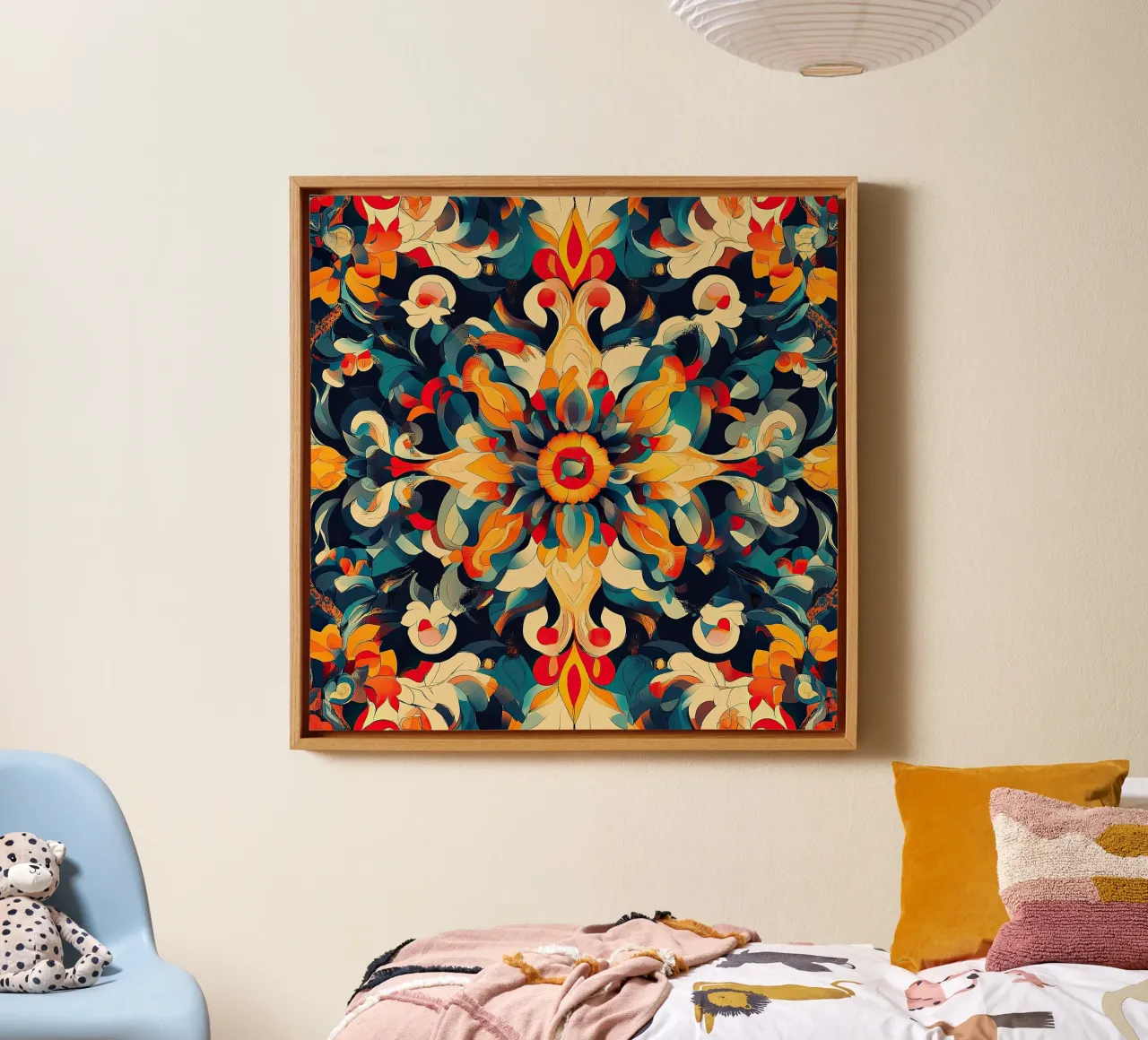 Art nouveau - A tribute to flowing forms canvas by Artful Bloom
