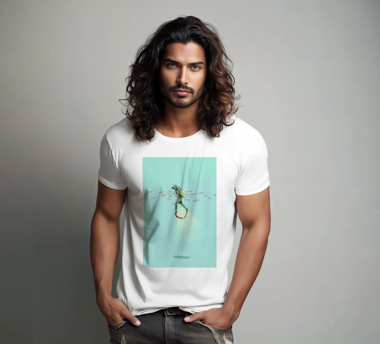 Float Under the Sea t-shirt da Jason Ratliff