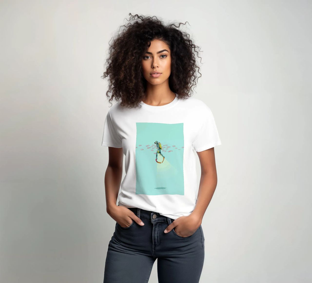 Float Under the Sea t-shirt da Jason Ratliff