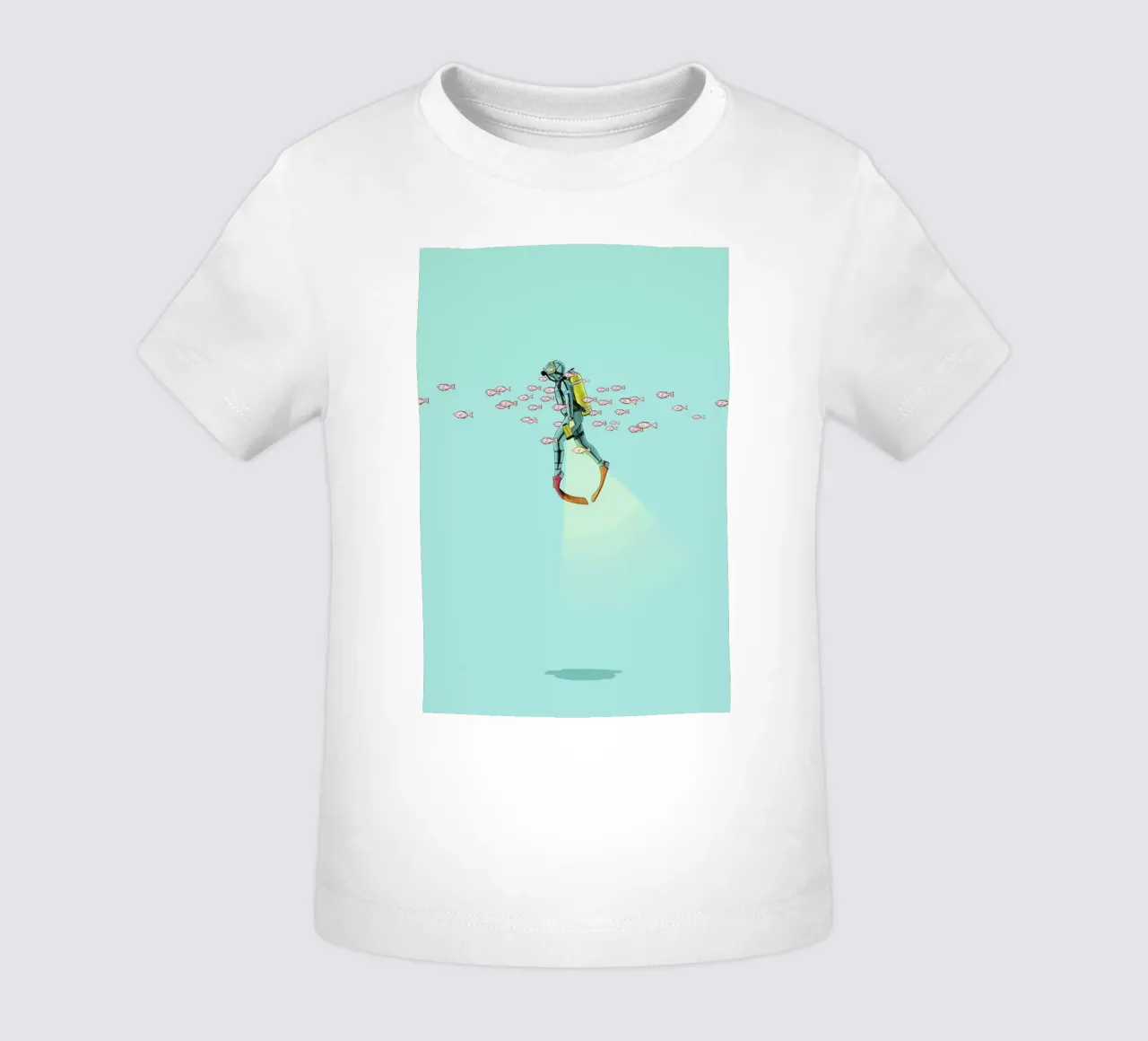 Float Under the Sea maglietta neonato da Jason Ratliff