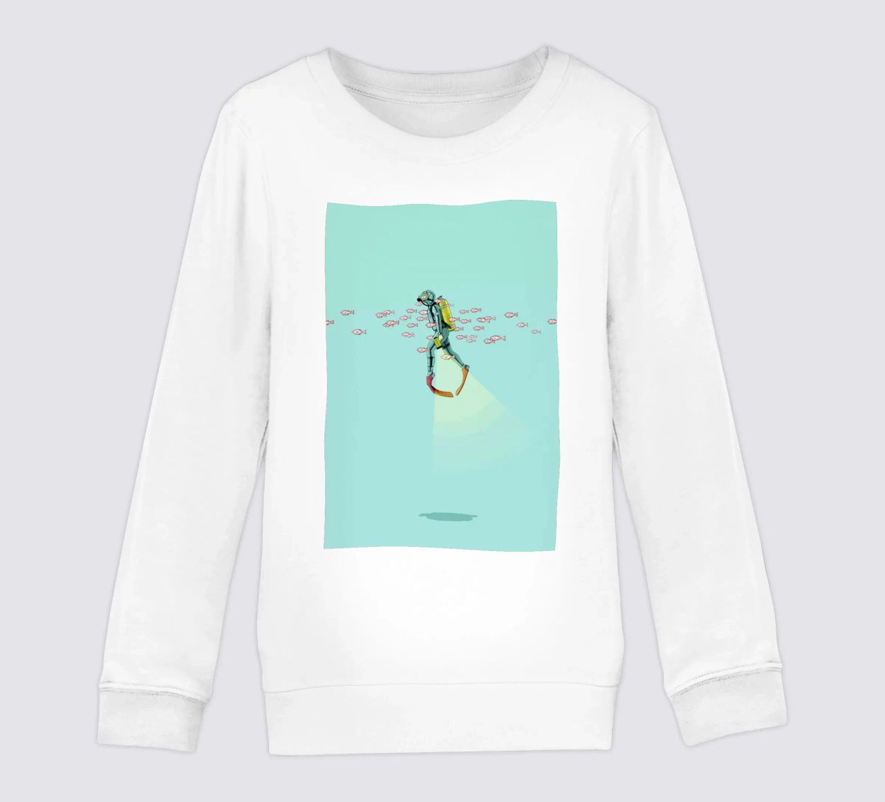 Float Under the Sea felpa bambino da Jason Ratliff