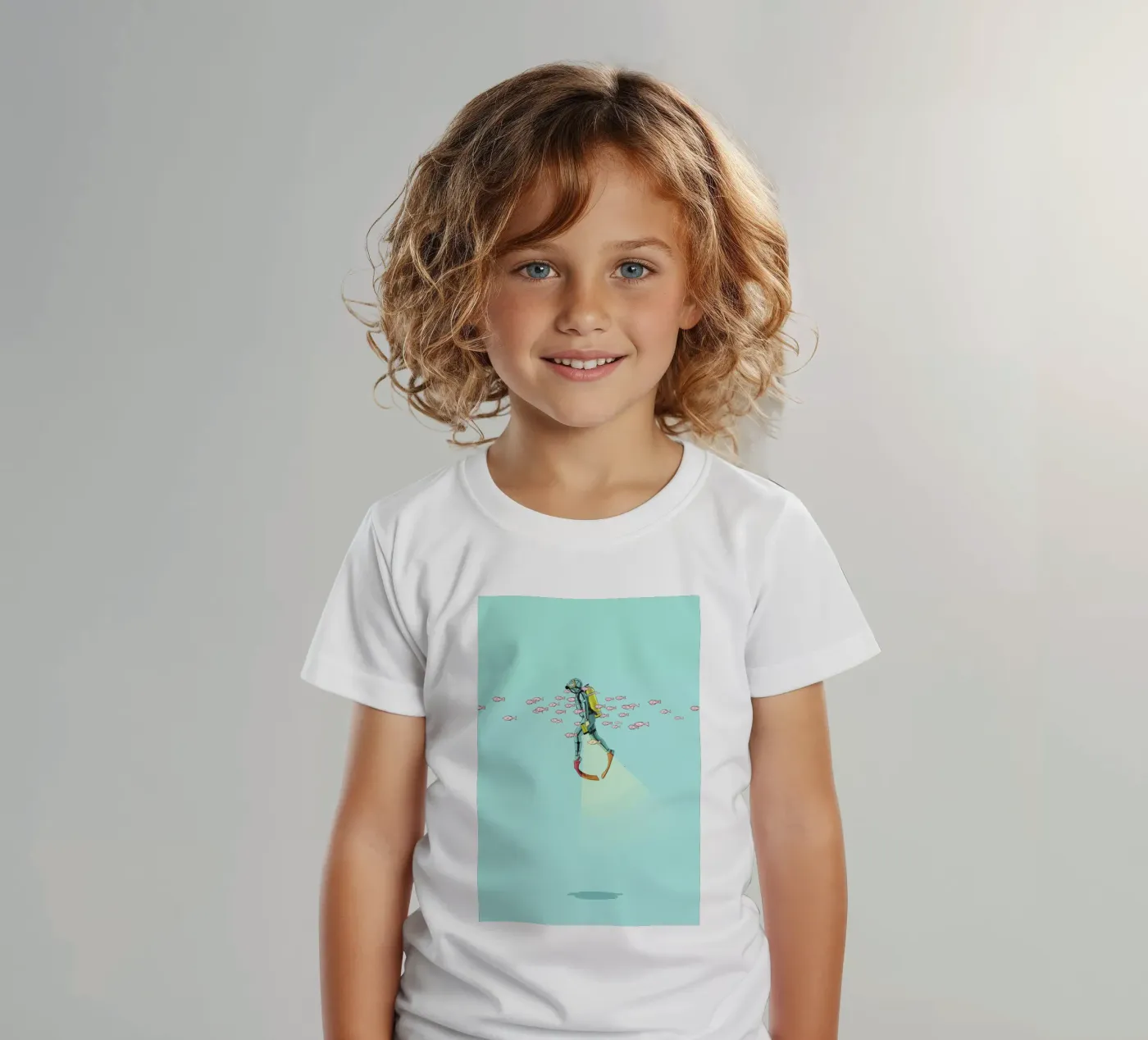 Float Under the Sea t-shirt bambini da Jason Ratliff