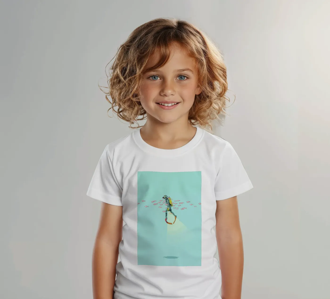 Float Under the Sea kinder t-shirt van Jason Ratliff