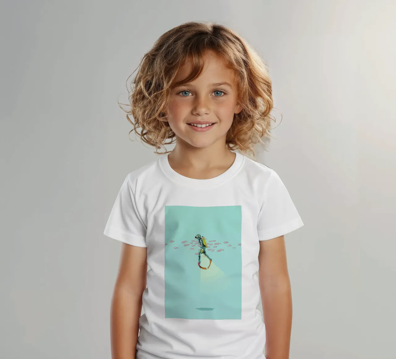 Float Under the Sea t-shirt bambini da Jason Ratliff