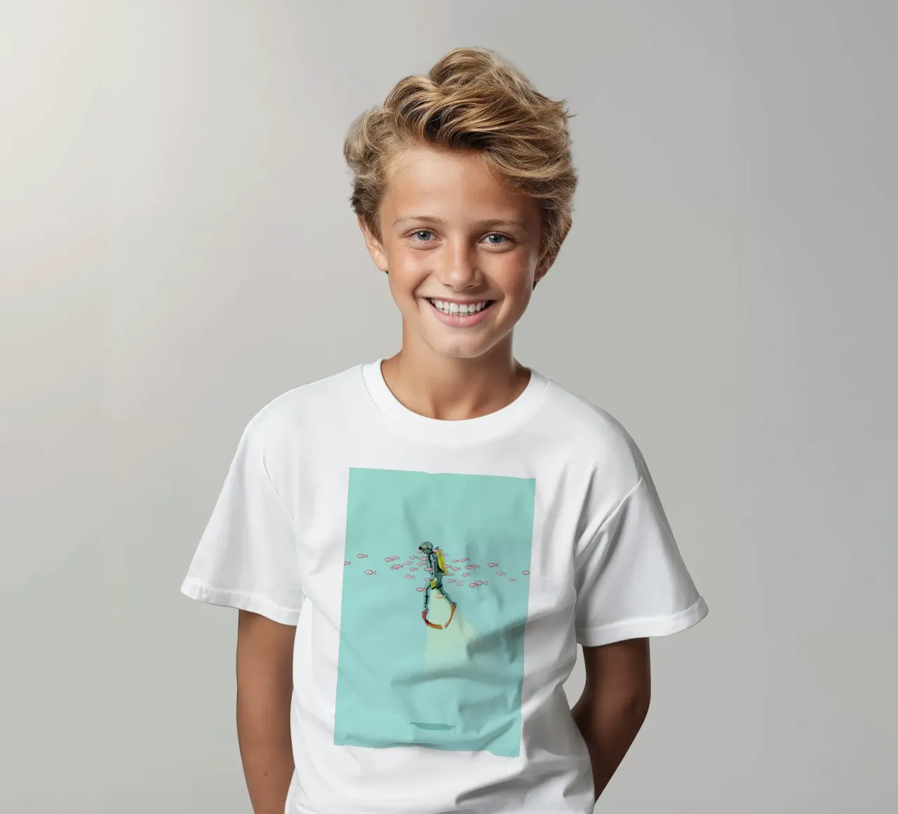 Float Under the Sea t-shirt bambini da Jason Ratliff